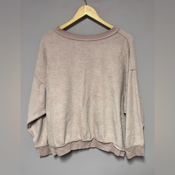 FREE PEOPLE Intimately OVERSIZED Pink SWEATER Women XS - Picture 2 of 9